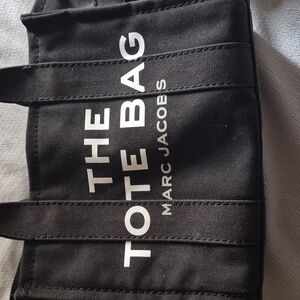 Marc Jacobs Black Canvas Tote Bag